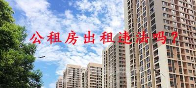 公租房出租违法吗